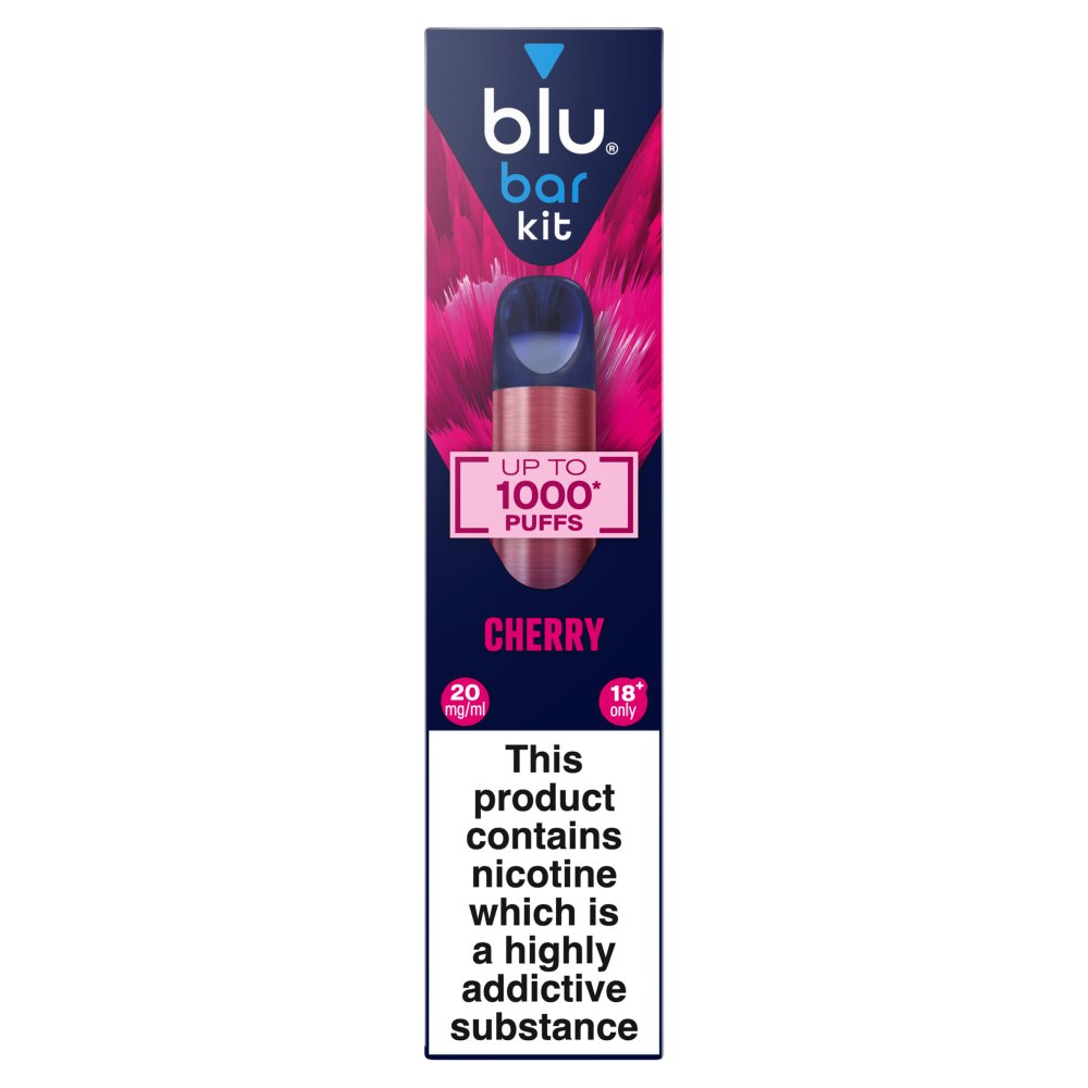 blu bar kit Cherry Vape Device 20mg/ml
