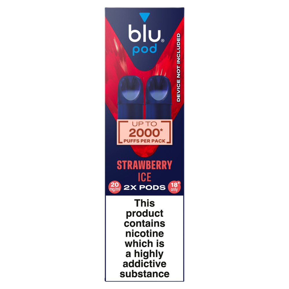 blu pod Strawberry Ice Vape Pods 20mg/ml