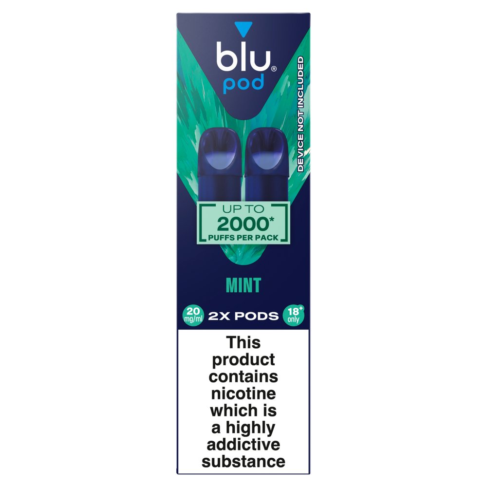blu pod Mint Vape Pods 20mg/ml
