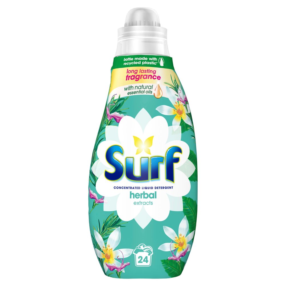Surf Concentrated Liquid Laundry Detergent 5 Herbal Extracts 24 washes