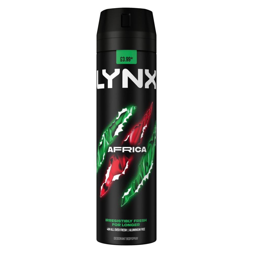 Lynx Aerosol Body Spray Africa 200 ml