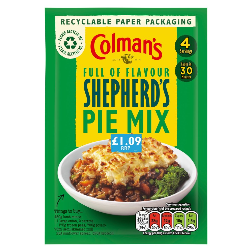 Colman's Recipe Mix Shepherd's Pie 50 g