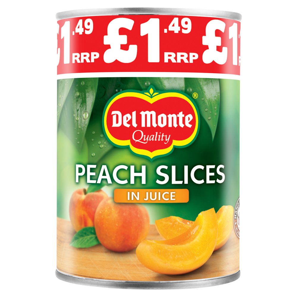 Del Monte Quality Peach Slices in Juice 415g