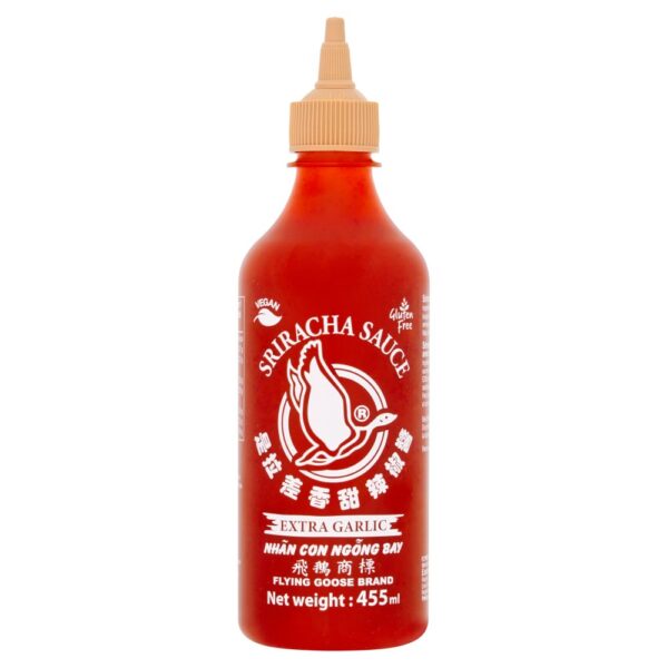 Flying Goose Brand Extra Garlic Sriracha Sauce 455ml