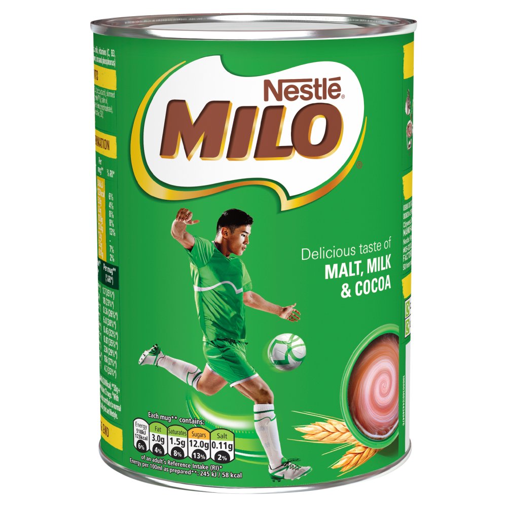 Milo Instant Malt Chocolate Drinking Powder Tin Singapore 400g