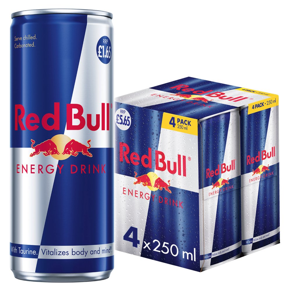 Red Bull Energy Drink 250ml 4 Pack PM 5.65