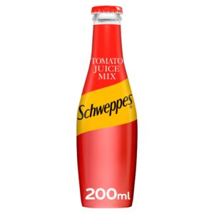 Schweppes Tomato Juice Mix 200ml Bottle