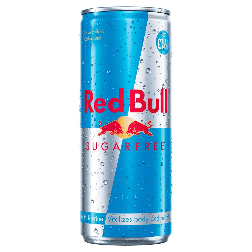 Red Bull Energy Drink Sugar Free 250ml PM 1.60