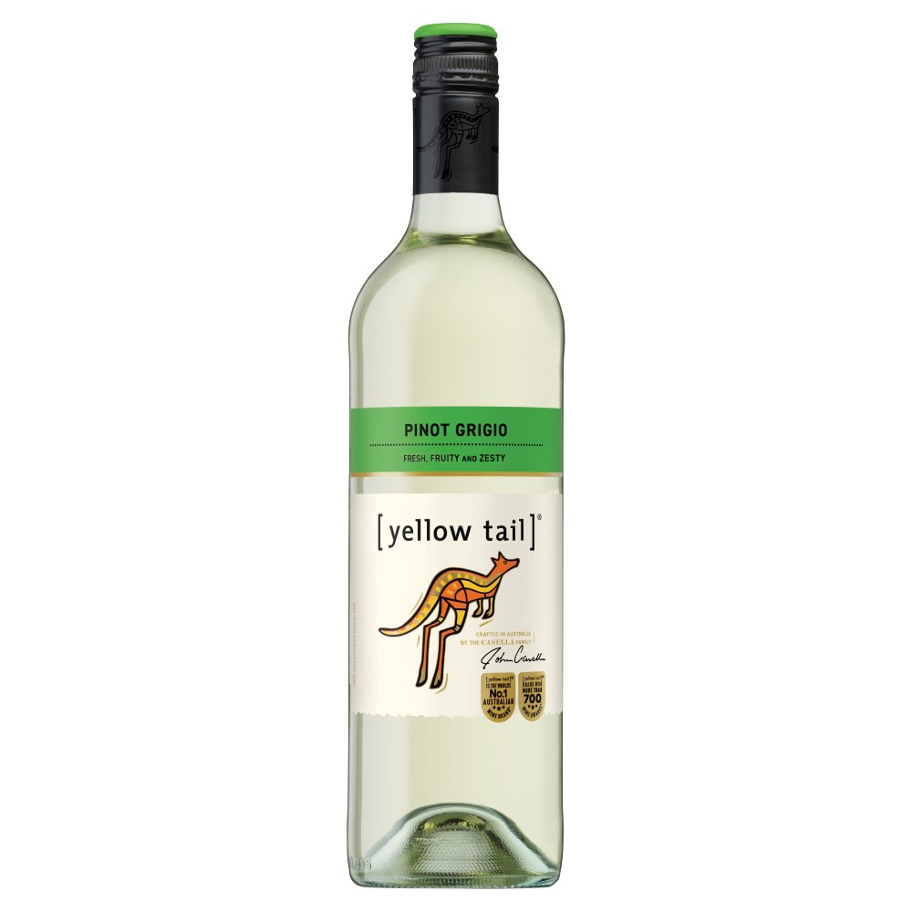 Yellow Tail Pinot Grigio White Wine 750ml