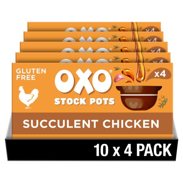 OXO Chicken Stock Pots 4 x 20g