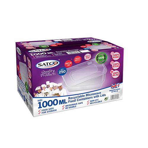 Satco Microwaveable Food Container 1000cc